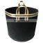 Wholesale Felt Flower Plant Round Grow Pots with Handles