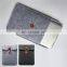 Fashion felt bag wool felt laptop sleeve custom neoprene felt sleeve case with handle