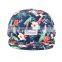 Jungle style full printed floral snapback cap custom printing snapback caps