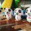 Cute PVC Indoor Advertising  Inflatable Small Panda Cartoon Model For Event Evening Party