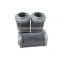 The hydraulic oil filter element made of stainless steel mesh is used in mining industry