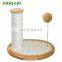 simple design purple cat scratcher, cat toy with BSCI SEDEX