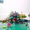 New Design Aqua House With Multi Water Slides For Sale