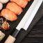 Professional Japanese Sashimi knife with wooden handle - sushi slicing knife - fish slicing knife