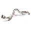 High quality  exhaust system for Mercedes Benz A class A45 A180 A260 2.0T downpipe with catalytic cat back with valve control