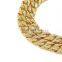 2021 New special hot style 12mm cuba wide hip-hop Cuban chain iced gold chain manufacturers wholesale
