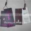 top sale high grade paper hand tag for garment, fine quality hang tag