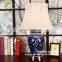 Chinese Traditional HandPainted Blue And White Porcelain Table Lamps