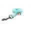 high quality ring jean pvc round breathable pet dogs harness traction rope sets ball adjustable