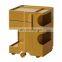 Super Popular 4 Tier Adjustable Rolling Storage Cart With Drawers