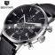 BENYAR 2720K in Stock Item Strap Wrist Watches Luxury Business Brand Date 3 Eyes Chronograph Leather 2019 Men's Alloy Analog