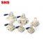 SNS 4HV series factory direct sales pneumatic manual hand perated rotary valve
