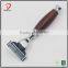 High quality silvertip badger hair shaving brush shaving stand and razor metal shaving brush set