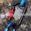 JRSGS Heavy Duty Aluminium Alloy Climbing Carabiner Clip, 0-Ring Snap Hook Clip Tool Carrier Carabiner 25KN S7108TN