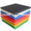 Engineering plastics colorful HDPE plastics sheets  wear resistant plastic sheets