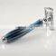 Classic Laser Custom New Design Blue Resin Handle Metal Eco-Friendly Barber Double Edge Blades Shaving Saftey Safety Razor