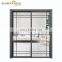 JYD polycarbonate Aluminum sliding door heat insulating aluminum alloy tempered  glass sliding doors