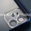 Wholesale Soft TPU  Electroplate Clear with camera protecting mobile phone case for iPhone 12 ProMax