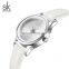 SHENGKE Elegant Watch For Lady Soft Leather Band Wristwatch Gift For Woman Japanese Quartz Movement K0008L