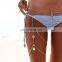 Retro Exaggerated Sexy Street Style Body Chain Tassel Multi-layer Coin Leg Chain for Women Accessories Body Jewelry