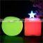 40cm cube led garden decorative rechargeable color changing Led cube light chair table bar
