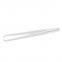 White PE insulated tweezers Electronic maintenance Pointed flat round head dust-free plastic tweezers