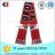 100 % acrylic fashion football tassel scarf infinity big logo sports football team scarf