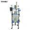 Laboratory Double Layer Jacketed Glass Chemical Reactor 30L