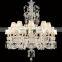 European style large crystal chandelier decoration wedding chandelier crystal luxury glass arm chandelier