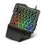 35 Keys One Single Hand Gaming Keyboard USB Wired PC Gaming Keypad Gamer Rainbow Light Keyboard