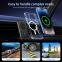 15W Magnetic Car Wireless Charger Aluminum alloy material air vent clip phone holder Multi-angle adjustable for cell phone