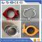 Concrete pump clamp for pipe, elbow, reducer, rubber hose pipe clamp
