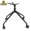Black Aluminum Pitched Outdoor Swivel Chair Base