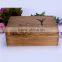 Zakka multifunctional lock storage box , coffee old wooden box