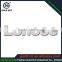 High Quality Nickel Adhesive Brand Logo Label Sticker Accept Paypal Metal License Plate Frame
