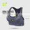 Custom made breathable sports bra/ women contrast gym bra/ fitness bra