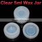 Non-stick 3ml capacity clear silicone bho container dab wax jars bho extraction