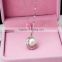 latest 925 silver jewelry pearl necklace for ladies