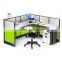 melamine modular office workstation office partition standard size(SZ-WST612)