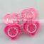 lady fashion wholesale heart shape baby color contact lens case