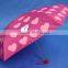 Fashionable Fancy Multicolor 5-fold Umbrella with EVA Case