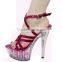 15cm Fashion Shoes pole dancing Sandals Plus Size Shoe 6 Inch High Heel pole dancing shoe Sexy Crystal Shoes