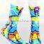 Chic funky woman decorative socks shopping party dress socks