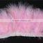 Handmade Pink Turkey Feather Trim For Party Dress Decoration