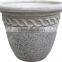 decorative balcony shallow ceramic terra cotta flower pots bulk