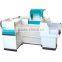 Whole retail store Stainless cashier counter with keyboard holder