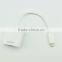 Manufacture male to female c type usb to hdmi converter cable for mobile phone accesories