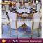 modern high back wing chair, upholstered hotel dining chairs,hotel dining gold chairs
