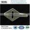 CNC Machined Perforated Sqaure Shape Quartz Glass Sheet