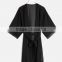 Wholesale Cheap 100% Ployester Long Sleeve Sexy Women Bride Black Sleep Bridal Chiffon Robes